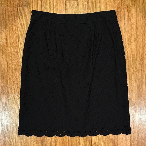 Talbots Black Pencil Skirt 10p - Picture 8 of 10